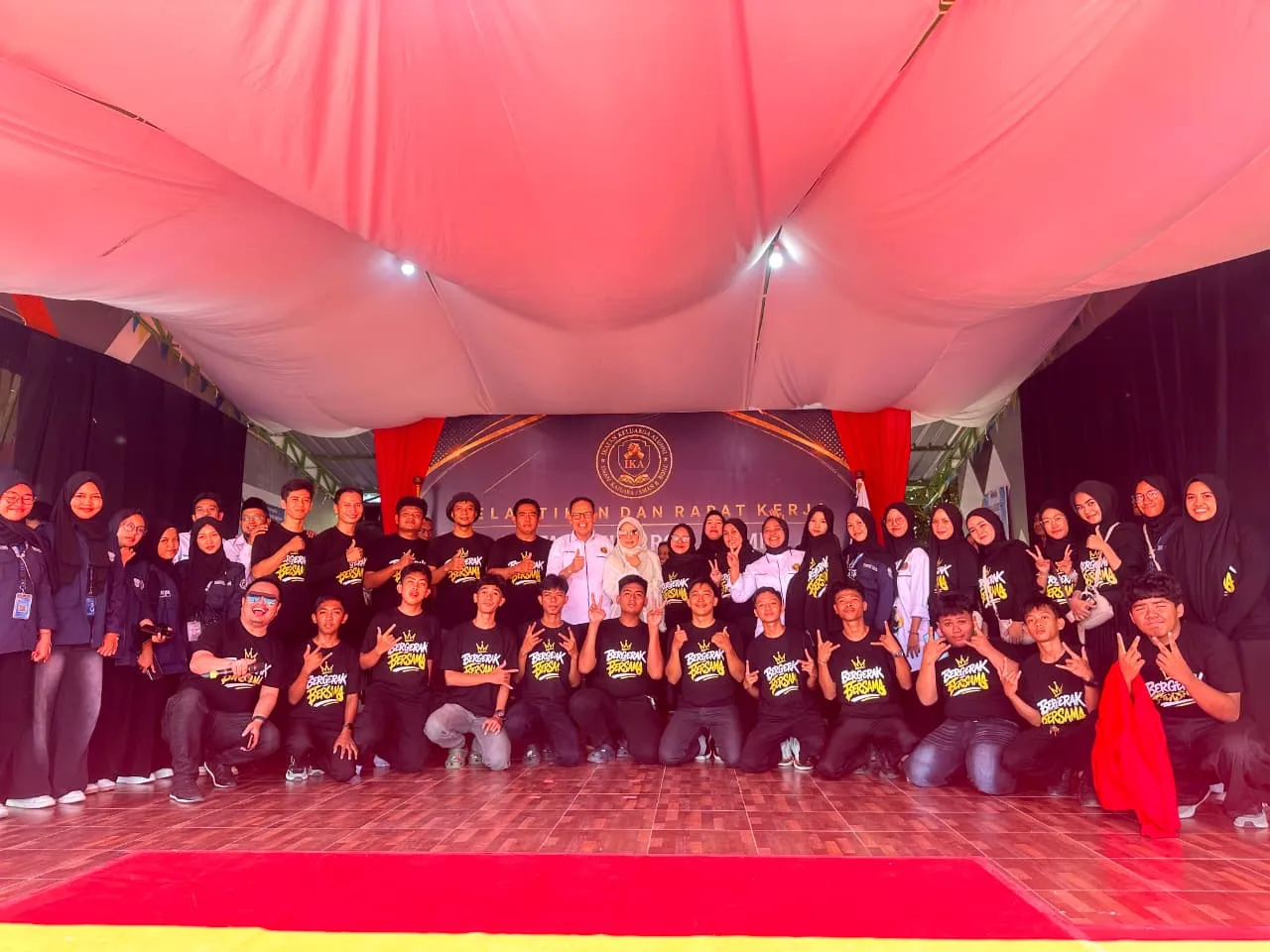 Ini Dia Wajah Dibalik Suksesnya Pelantikan IKA SMAN Kajuara/SMAN 8 Bone
